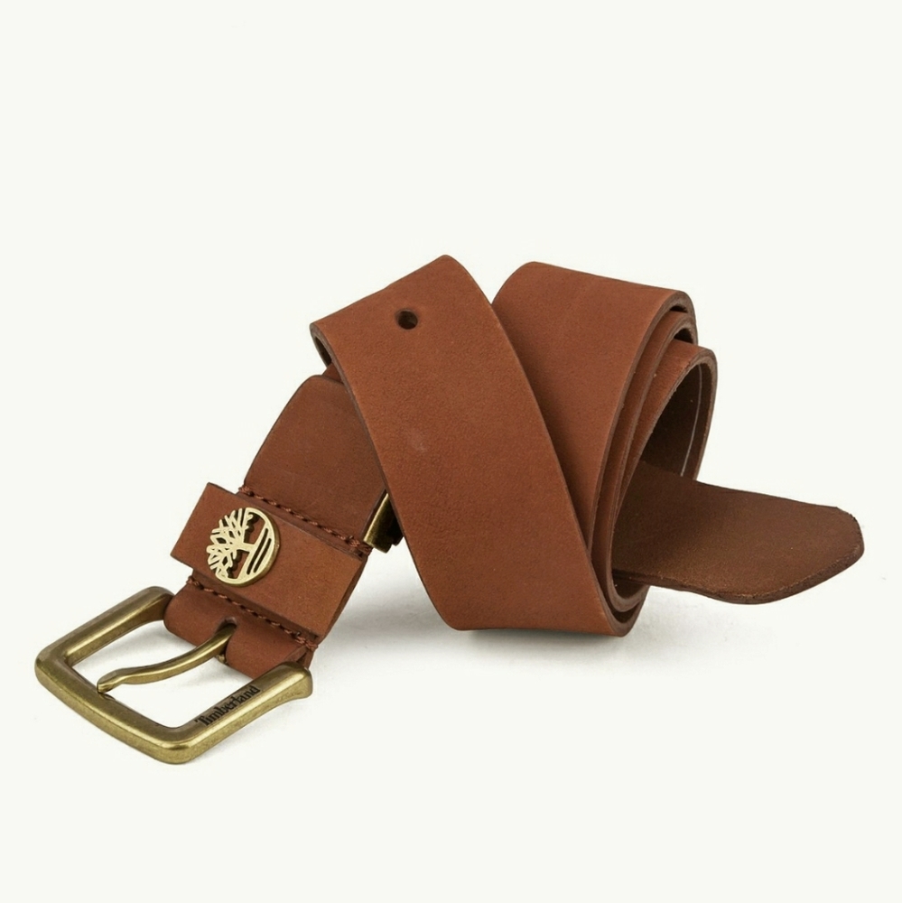 Timberland Brown Leather Cut to Fit Belt
